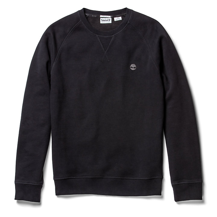Exeter River Crew Neck Sweatshirt for Men in Black | Timberland