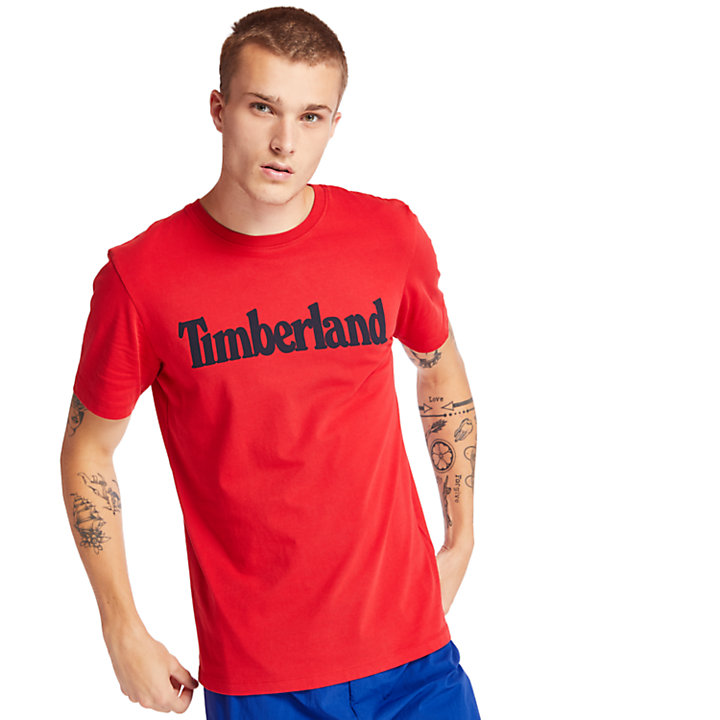 Kennebec River Timberland® T-Shirt for Men in Red | Timberland