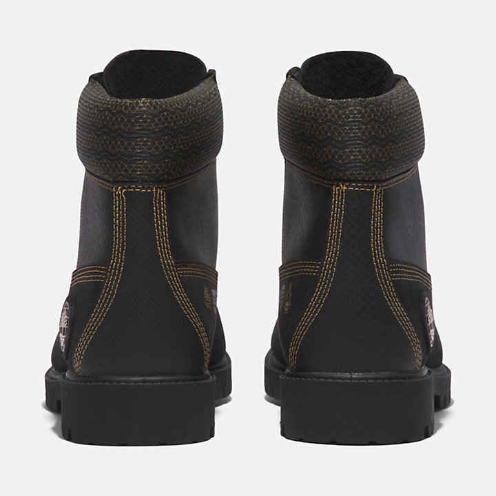 Lunar New Year Timberland® Heritage 6 Inch Waterdichte Lace-Up Boot voor heren in zwart-