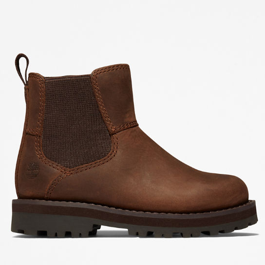 Courma Kid Chelsea Boot for Toddler in Dark Brown | Timberland