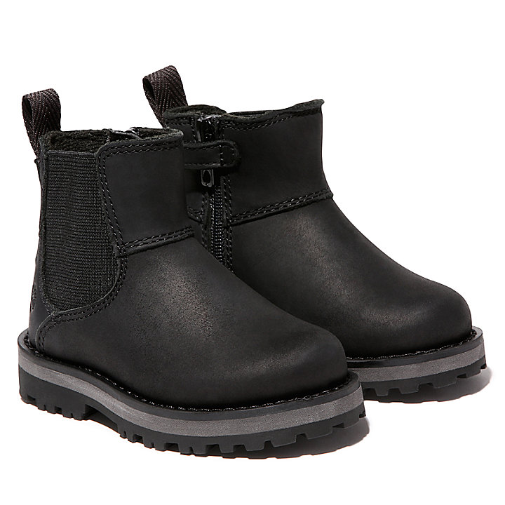 Courma Kid Chelsea Boot for Toddler in Black