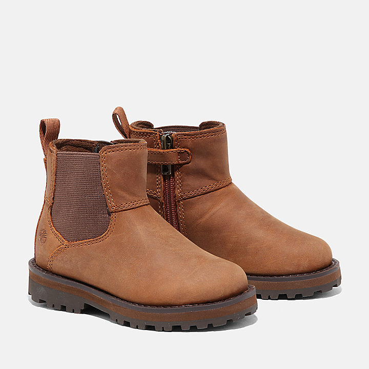 Courma Kid Chelsea Boot for Toddler in Brown