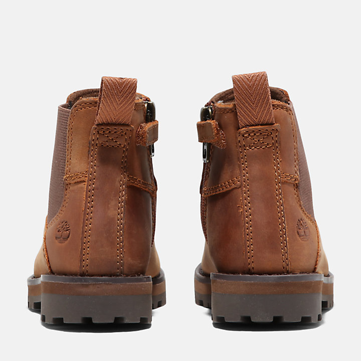 Courma Kid Chelsea Boot for Toddler in Brown-