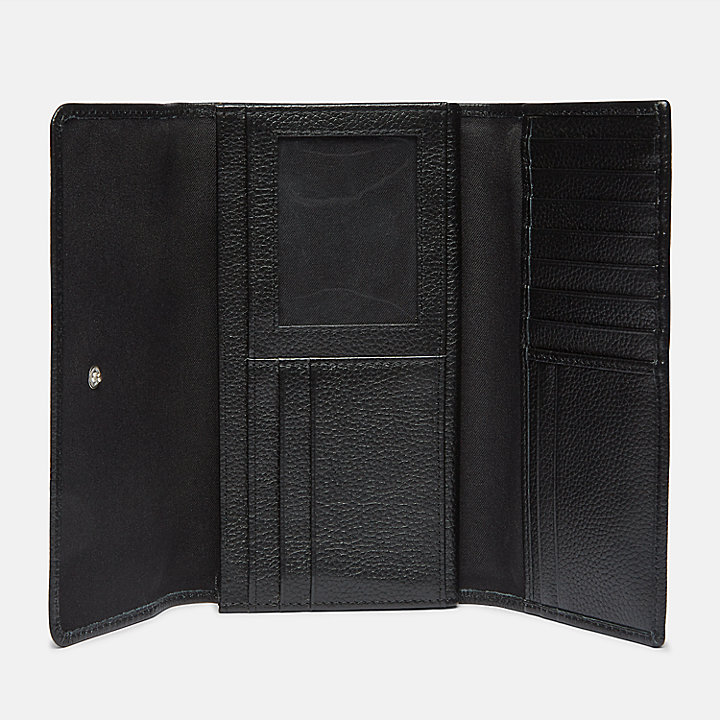 Carrigan Leather Money Manager Wallet for Women in Black