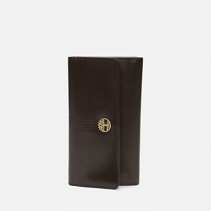 Carrigan Leather Money Manager Wallet for Women in Brown-