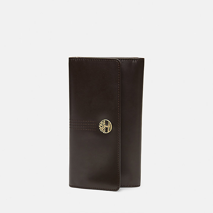 Carrigan Leather Money Manager Wallet for Women in Brown