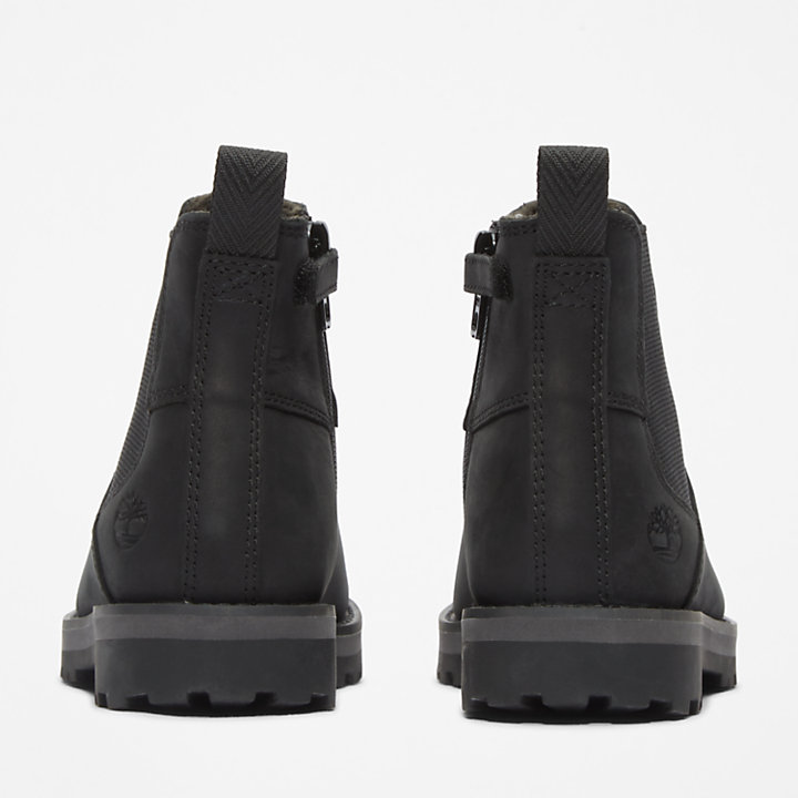 Courma Kid's Chelsea Boot for Junior in Black-