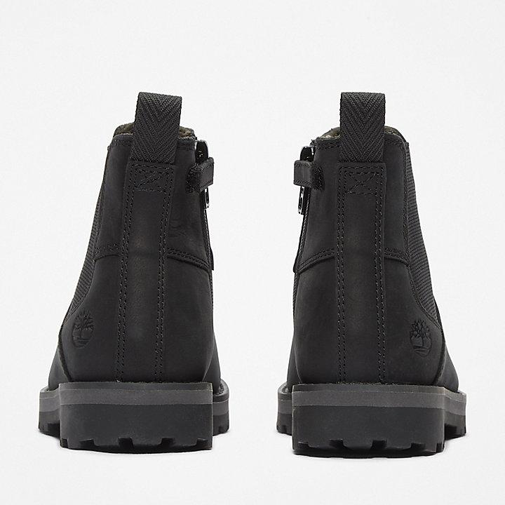 Courma Kid's Chelsea Boot for Junior in Black