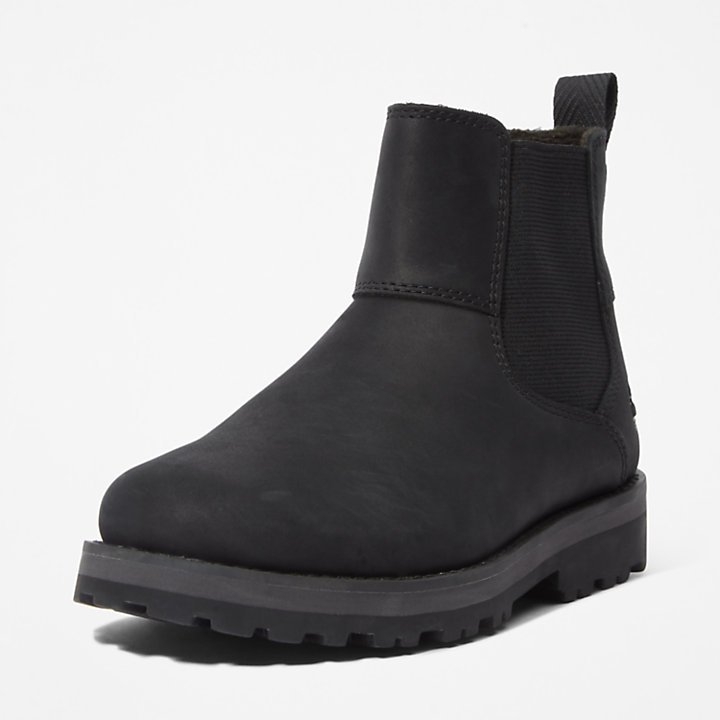Courma Kid Chelsea Boot for Junior in Black-
