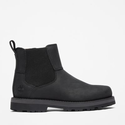 Timberland Courma Kid's Chelsea Boot For Junior In Black Black Kids