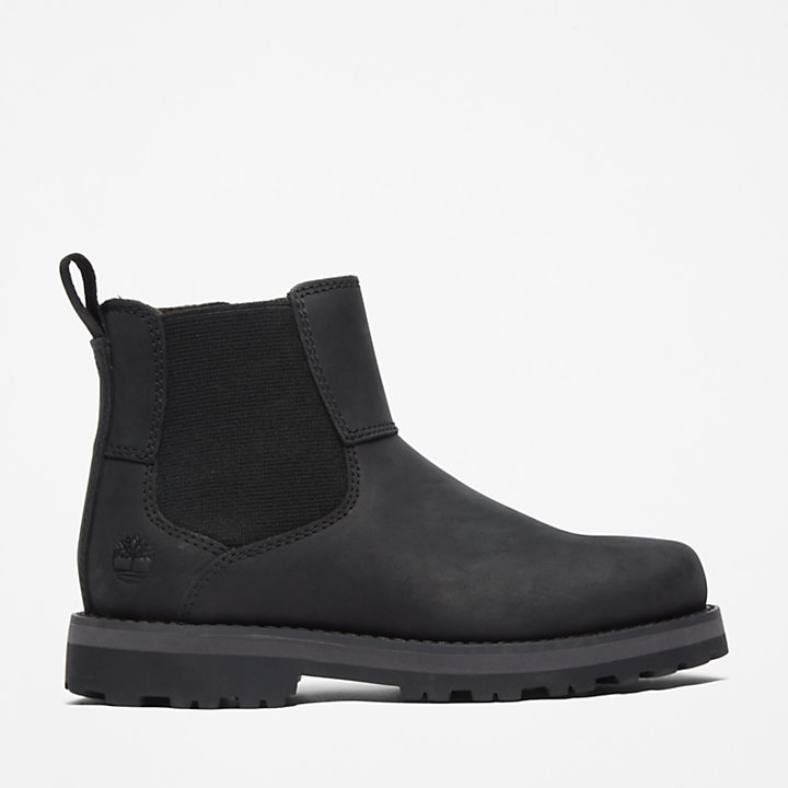 Courma Kid Chelsea Boot for Junior in Black-