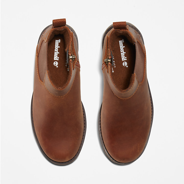 Courma Kid Chelsea Boot for Junior in Brown-