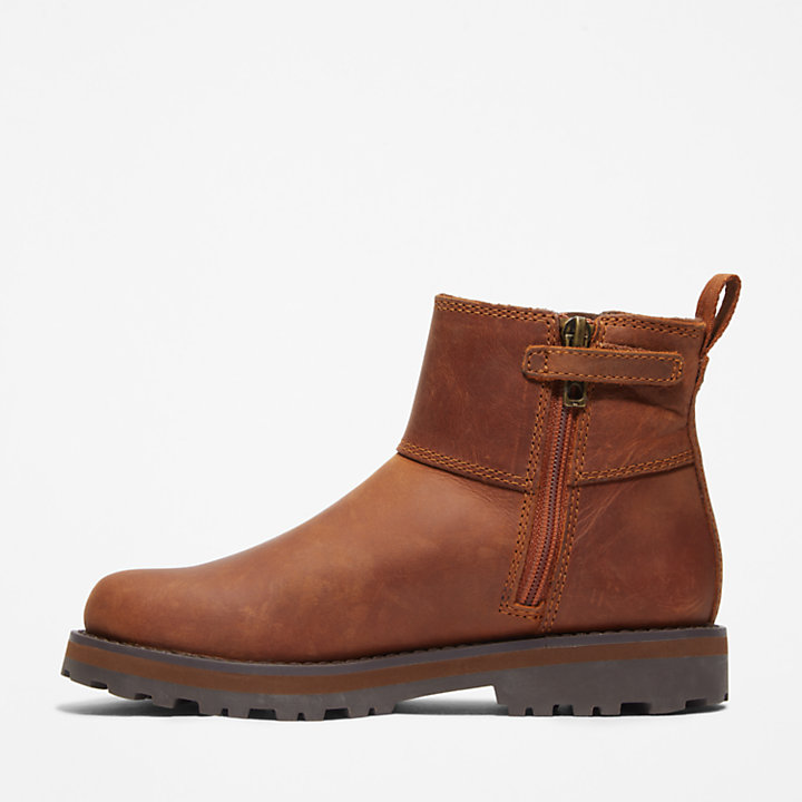 Courma Kid's Chelsea Boot for Junior in Brown-