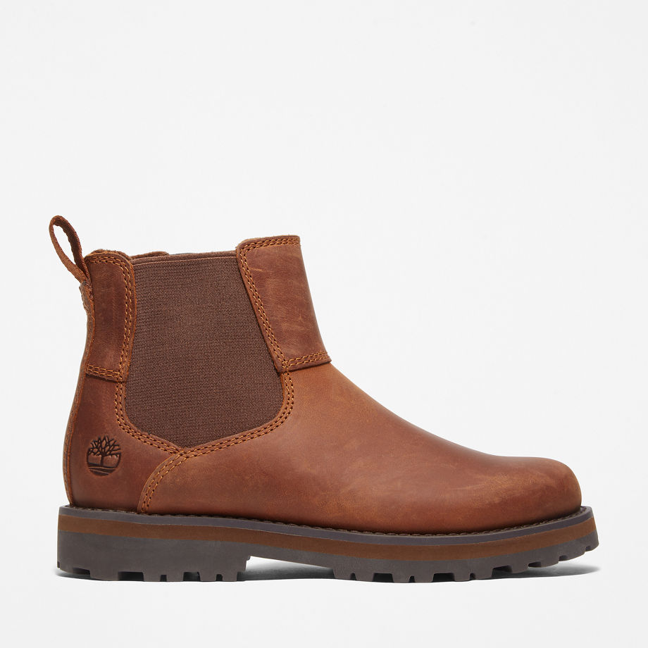Timberland Courma Kid's Chelsea Boot For Junior In Brown Brown Kids