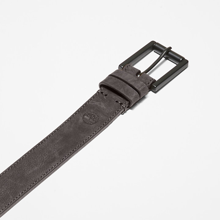 Monadnock Regenerative Leather Belt for Men in Dark Grey-