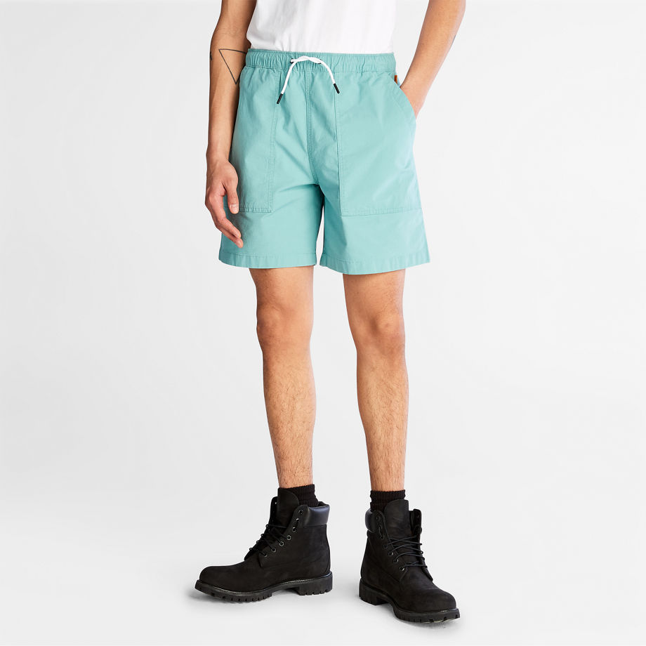 Timberland Progressive Utility Shorts For Men In Green Teal, Size S