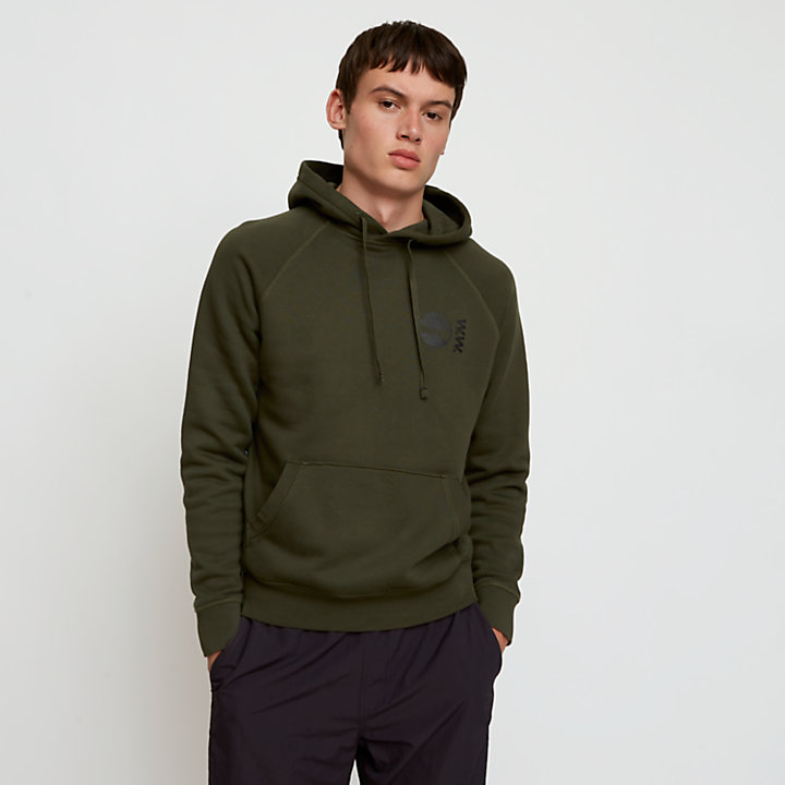 Timberland® x WoodWood Hoodie for Men in Green | Timberland