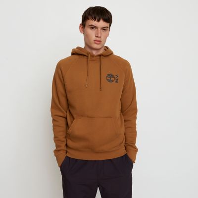 brown hoodie men