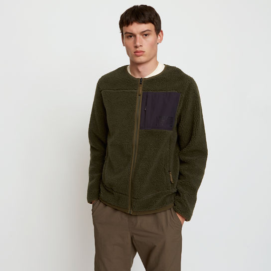 Timberland® x WoodWood CLS Fleece Jacket for Men in Green | Timberland