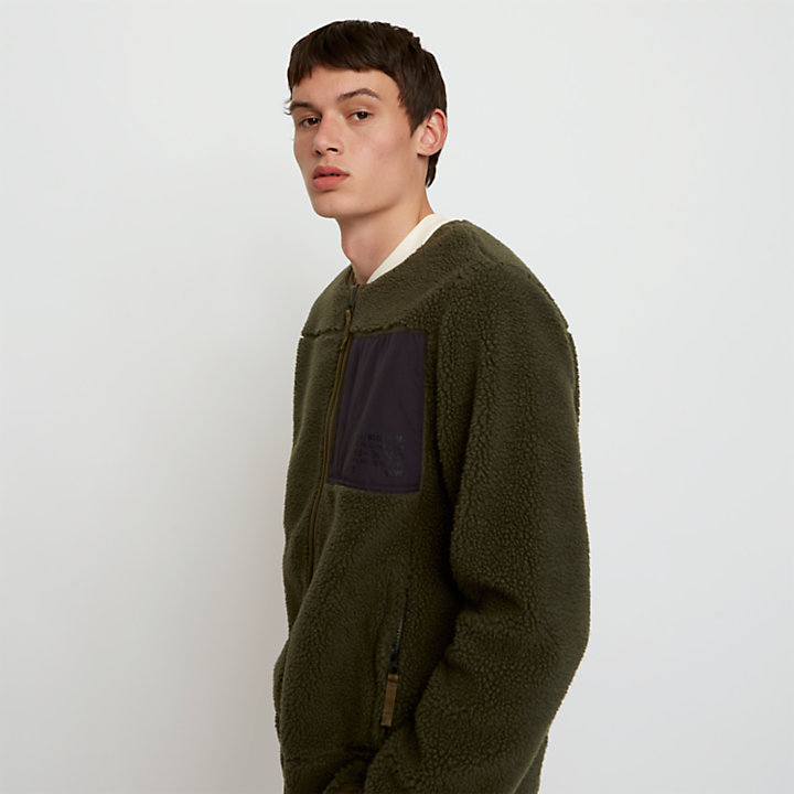 Timberland® x WoodWood CLS Fleece Jacket for Men in Green-
