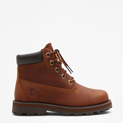 Courma Kid 6 Inch Side-zip Boot for Toddler in Brown | Timberland