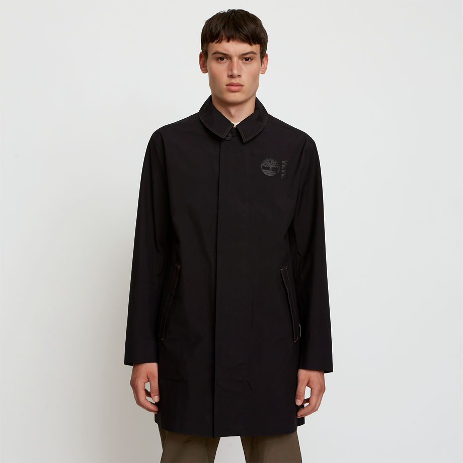 Timberland® X Woodwood Cls Raincoat For Men In Black Black, Size S