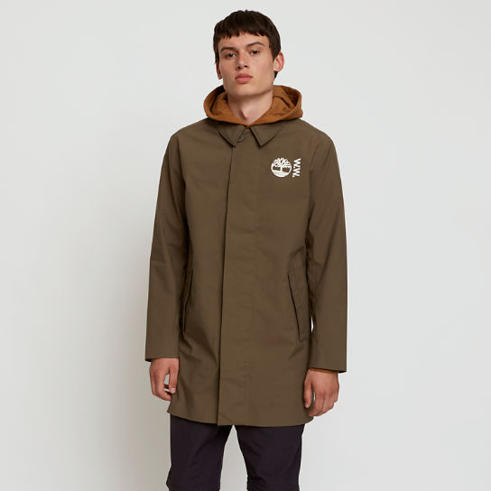 Timberland® x WoodWood CLS Raincoat for Men in Greige | Timberland