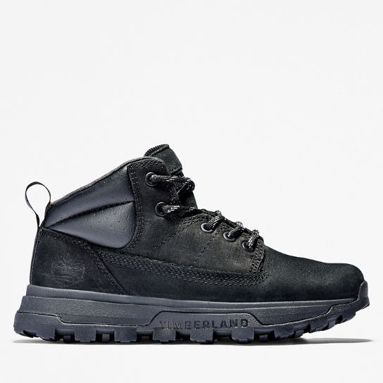 Treeline Mid Hiker for Youth in Black | Timberland
