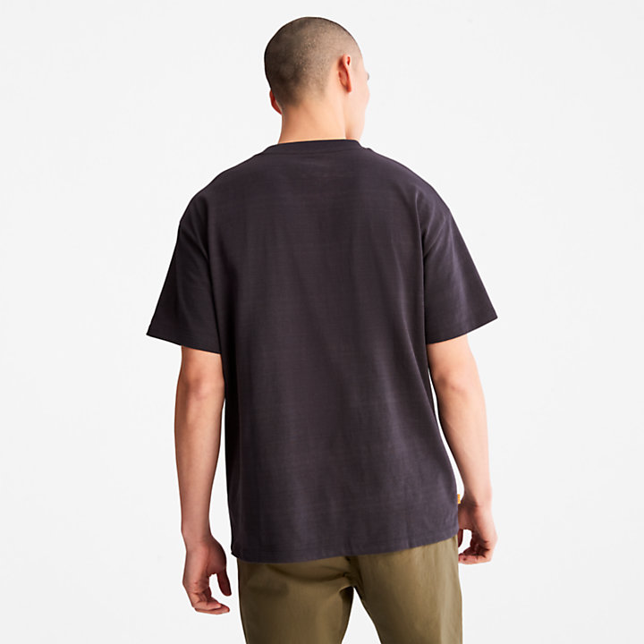Progressive Utility Multi-pocket T-Shirt for Men in Black-