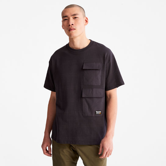 Progressive Utility T-shirt met Meerdere Zakken voor heren in zwart | Timberland