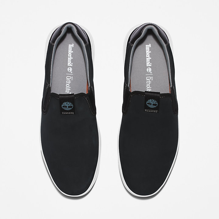 Chaussure sans lacets Seneca Bay pour homme en noir-