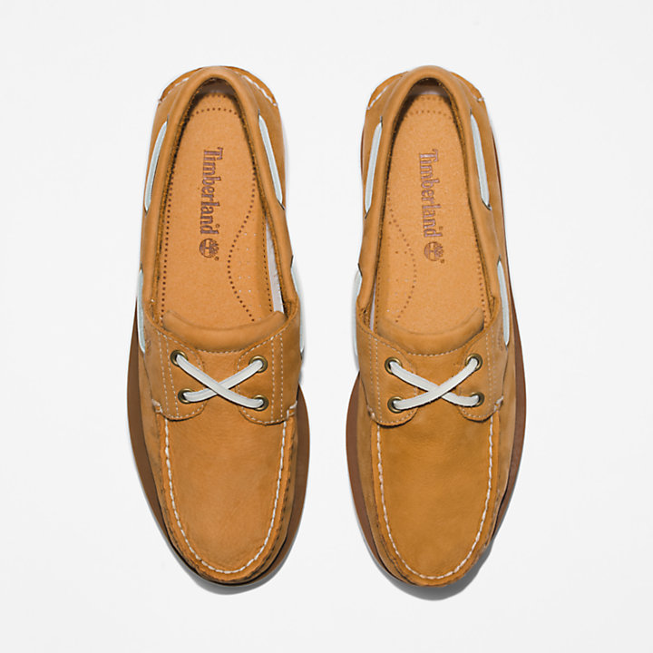 Chaussure bateau à 2 œillets Timberland® Classic pour homme en marron clair-