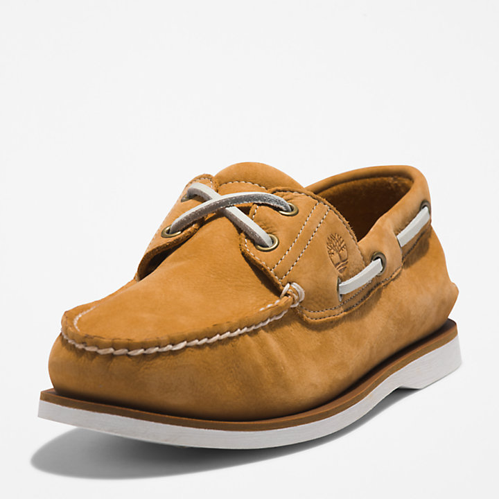 Timberland® 2-Eye Classic Boat Shoe for Men in Light Brown-