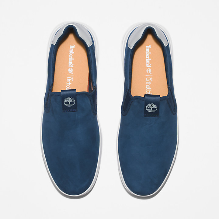 Chaussure sans lacets Seneca Bay pour homme en bleu marine-