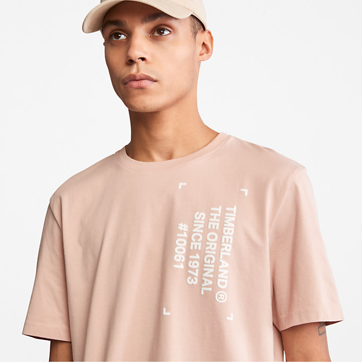 T-shirt utilitaire Progressive Graphic pour homme en rose-