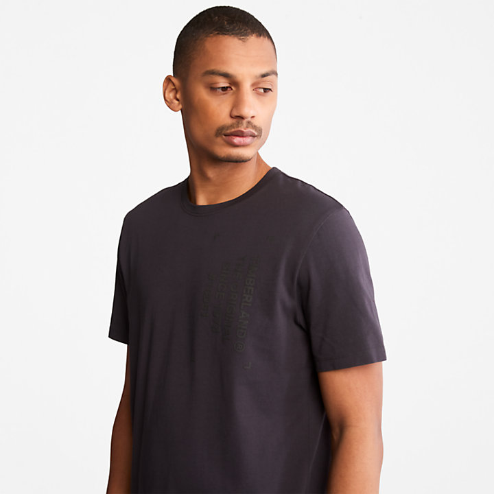 T-shirt utilitaire Progressive Graphic pour homme en noir-