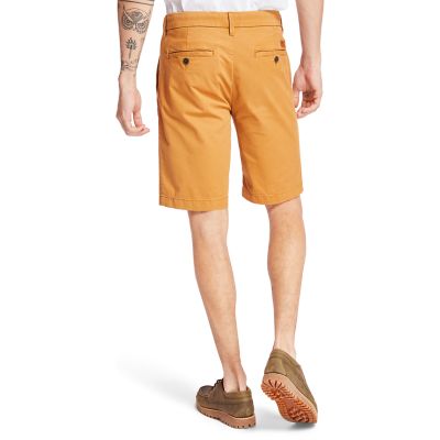 yellow chino shorts