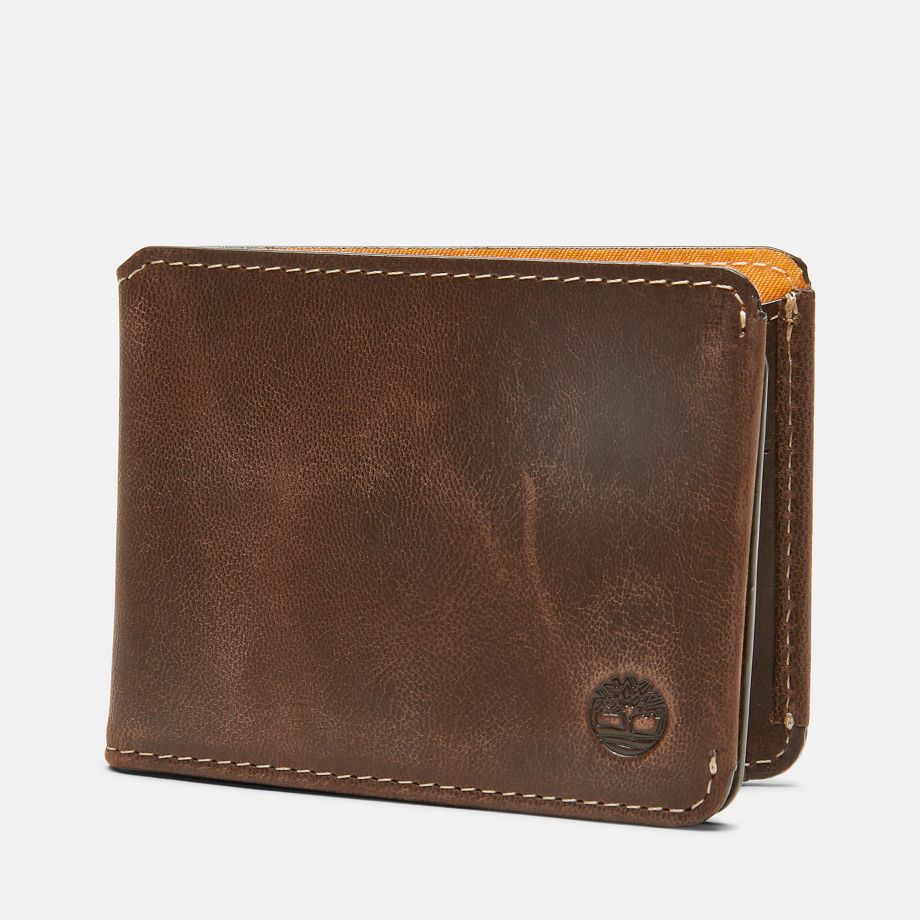 Timberland Goc Bifold Wallet For Men In Brown Brown, Size ONE