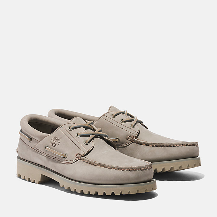 Timberland® Authentic Handsewn Boat Shoe for Men in Light Taupe