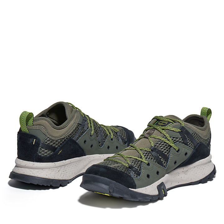 Garrison Trail Low Hiking Sneaker for Men in Dark Green-