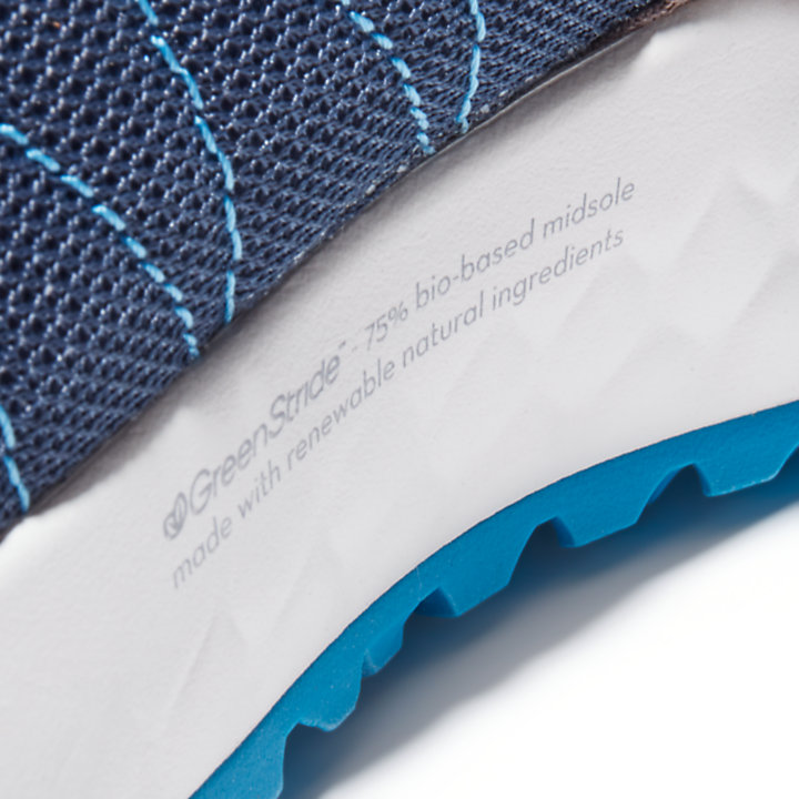 Zapatilla de Malla Solar Wave para Hombre en azul marino-