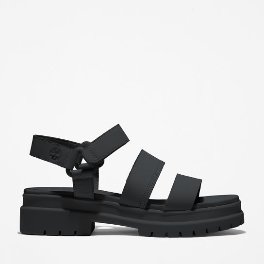 London Vibe Ankle-Strap Sandal for Women in Black | Timberland