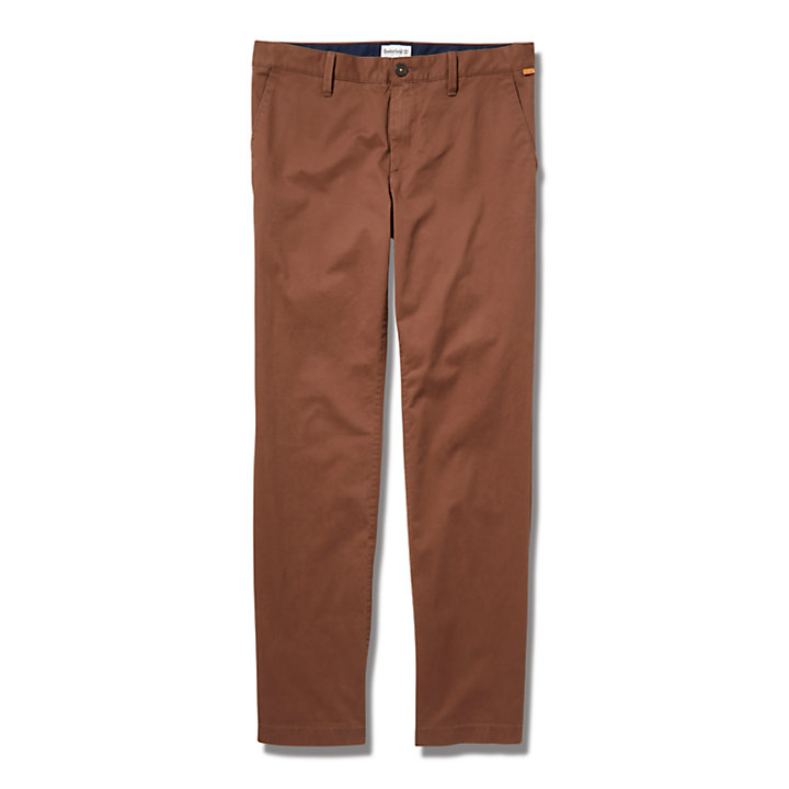 Squam Lake Straight-leg Stretch Chinos for Men in Brown-