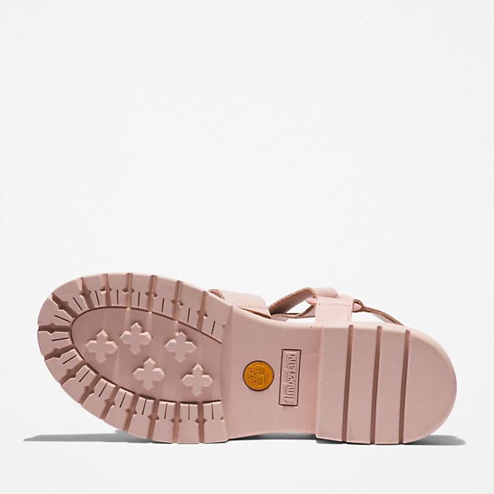 London Vibe Ankle-Strap Sandal for Women in Light Pink-
