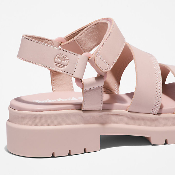 London Vibe Ankle-Strap Sandal for Women in Light Pink-