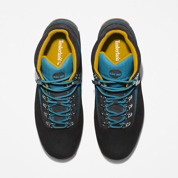 Euro Hiker Boot voor heren in zwart met blauw-