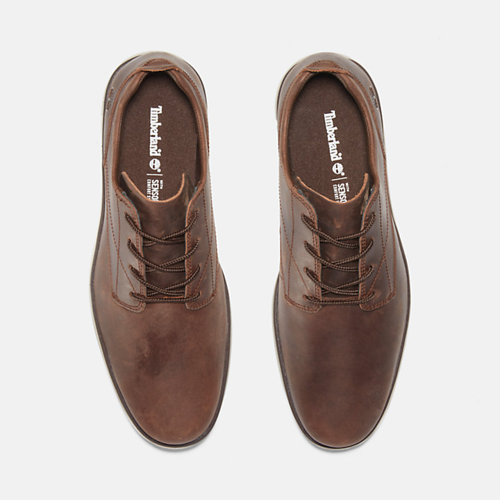 Chaussure en cuir Oxford Bradstreet pour homme en marron-