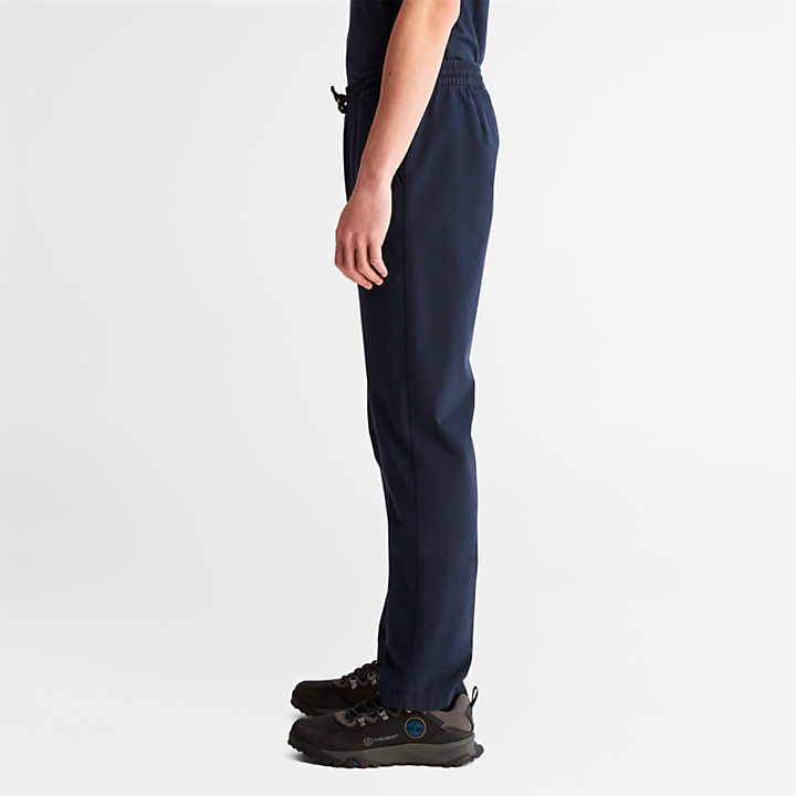 Pantalon de jogging fuselé Lovell Lake pour homme en bleu marine-