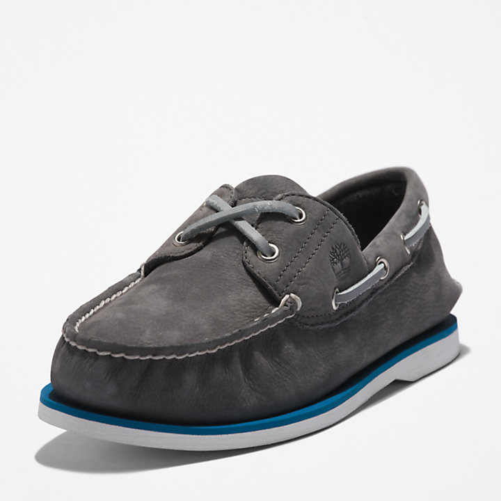 Chaussure bateau à 2 œillets Timberland® Classic pour homme en gris foncé-