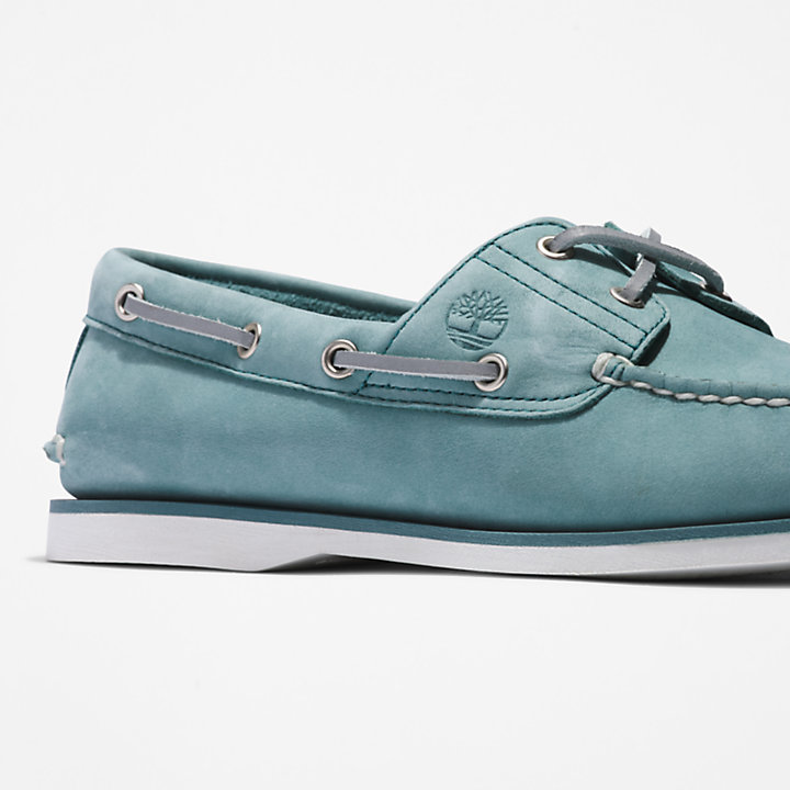Timberland® 2-Eye Classic Boat Shoe for Men in Light Blue-